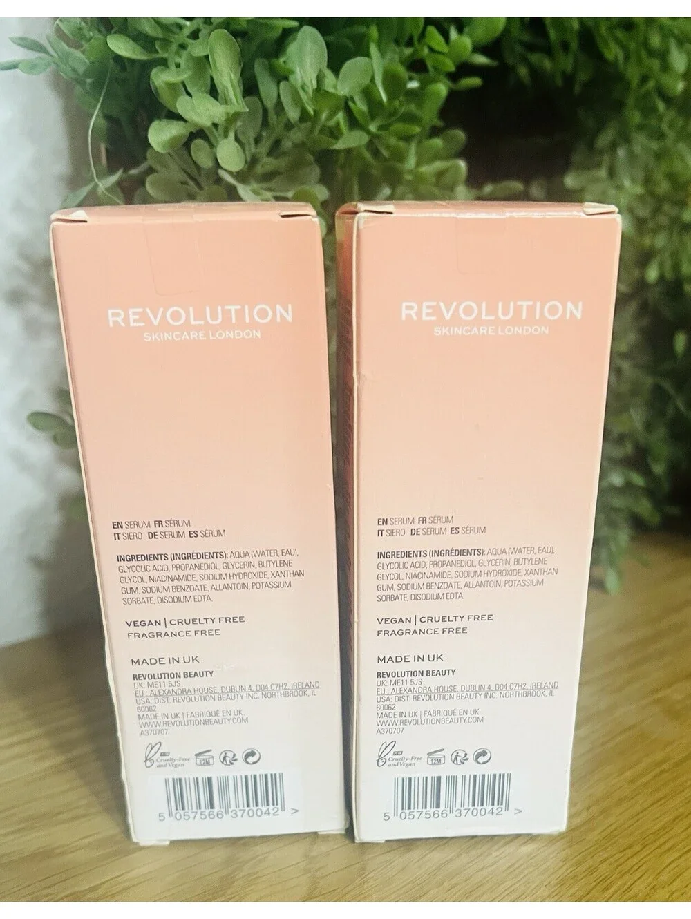 Revolution Skincare glycolic acid serum 2 pk new sealed beauty makeup spa